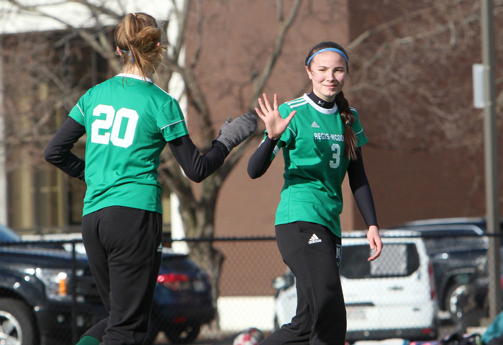 Wautoma at Eau Claire Regis/McDonell girls soccer 4-8-22
